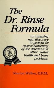 Cover of: The Doctor Rinse formula