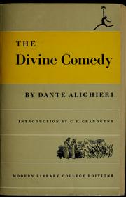 Cover of: The Divine comedy: the Carlyle-Wicksteed translation.