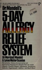 Cover of: Dr. Mandell's 5-Day allergy relief system