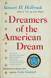 Cover of: Dreamers of the American dream. by Stewart Hall Holbrook