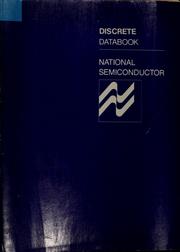 Cover of: Discrete databook by National Semiconductor Corporation