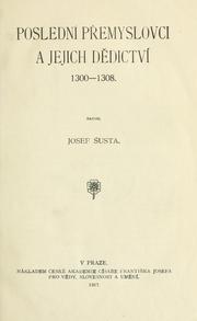 Cover of: Dv knihy eských djin by Josef Susta