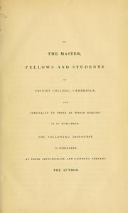 Cover of: A discourse on the studies of university