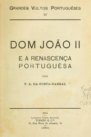 Cover of: Dom João II e a renascença portuguêsa