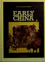 Cover of: Early China