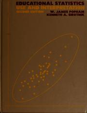Cover of: Educational statistics; use and interpretation