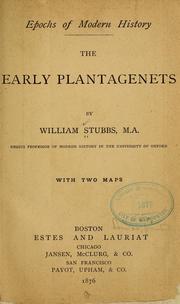 Cover of: The early Plantagenets by Stubbs, William bp.