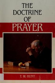 Cover of: The doctrine of prayer