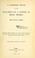 Cover of: An elementary treatise on the dynamics of a system of rigid bodies