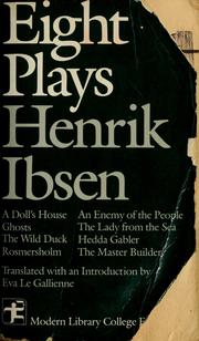 Cover of: Eight plays by Henrik Ibsen