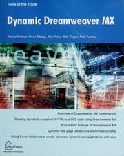 Cover of: Dynamic Dreamweaver MX by Rachel Andrew ... [et al.].