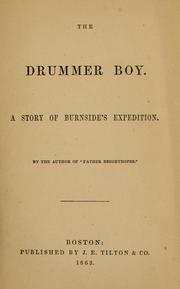 Cover of: drummer boy: a story of Burnside's expedition