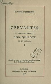 Cover of: El ingenioso hidalgo Don Quijote de la Mancha by Miguel de Unamuno