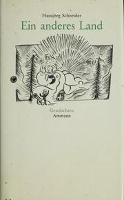 Cover of: Ein anderes Land: Geschichten