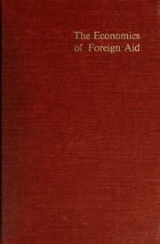 Cover of: The economics of foreign aid