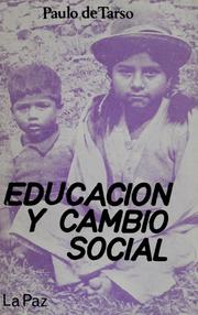 Cover of: Educación y cambio social by Paulo de Tarso Santos