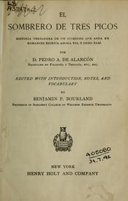 Cover of: El sombrero de tres picos by Pedro Antonio de Alarcón