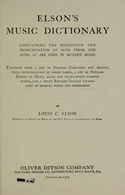 Cover of: Elson