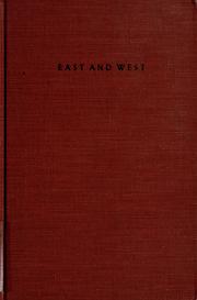 Cover of: East and West. by C. Northcote Parkinson