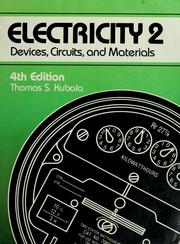 Cover of: Electricity 2: devices, circuits, and materials