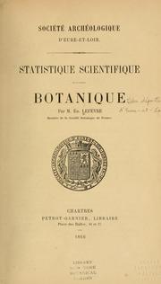 Cover of: Botanique [du département d'Eure-et-Loir] by Edouard Lefèvre