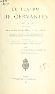 Cover of: El teatro de Cervantes by Armando Cotarelo Valledor
