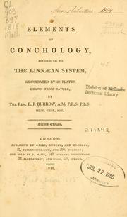 Cover of: Elements of conchology, according to the Linnæan system