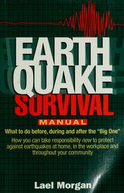 Cover of: Earthquake survival manual
