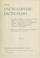Cover of: Encyclopaedic dictionary