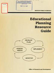 Cover of: Educational planning resource guide.