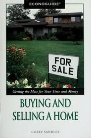Cover of: Econoguide buying and selling a home