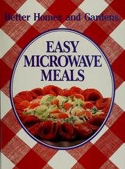 Cover of: Easy microwave meals by Rosemary C. Hutchinson
