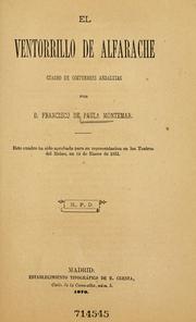 Cover of: ventorrillo de Alfarache: cuadro de costumbres andaluzas