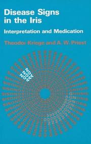 Cover of: Disease Signs in the Iris by Theodor Kriege, A.W. Priest