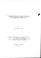 Cover of: The effects on credibility, attraction and attitude of reward and distraction through violations of personal space expectations