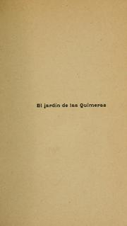 Cover of: El jardín de las quimeras by Francisco Villaespesa