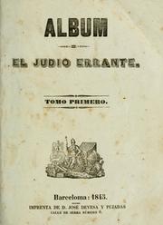 Cover of: El judio errante. by Eugène Sue