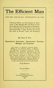 Cover of: The efficient man by Thomas D. West