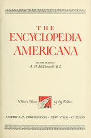 Cover of: The Encyclopedia Americana by A. H. McDannald
