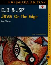 Cover of: EJB & JSP: Java on the edge, unlimited edition