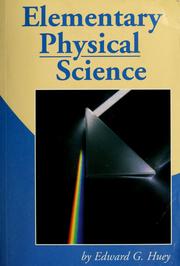 Cover of: Elementary physical science