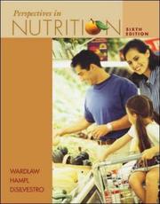 Cover of: Perspectives in Nutrition by Gordon M. Wardlaw, Jeffrey S. Hampl, Robert A. Disilvestro