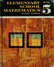 Cover of: Elementary school mathematics: book 5