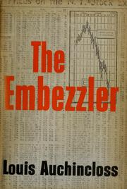 Cover of: The embezzler by Louis Auchincloss