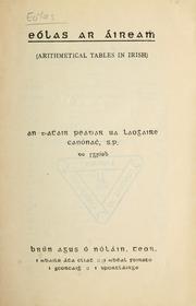 Cover of: Eólas ar Áireamh: Arithmetical tables in Irish