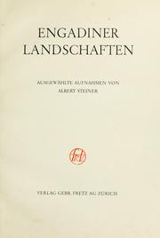 Engadiner Landschaften by Albert Steiner