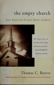 Cover of: The empty church: does organized religion matter anymore?