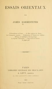 Cover of: Essais orientaux. by James Darmesteter