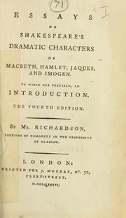 Cover of: Essays on Shakespeare