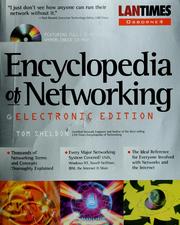 Cover of: Encyclopedia of networking by Thomas Sheldon